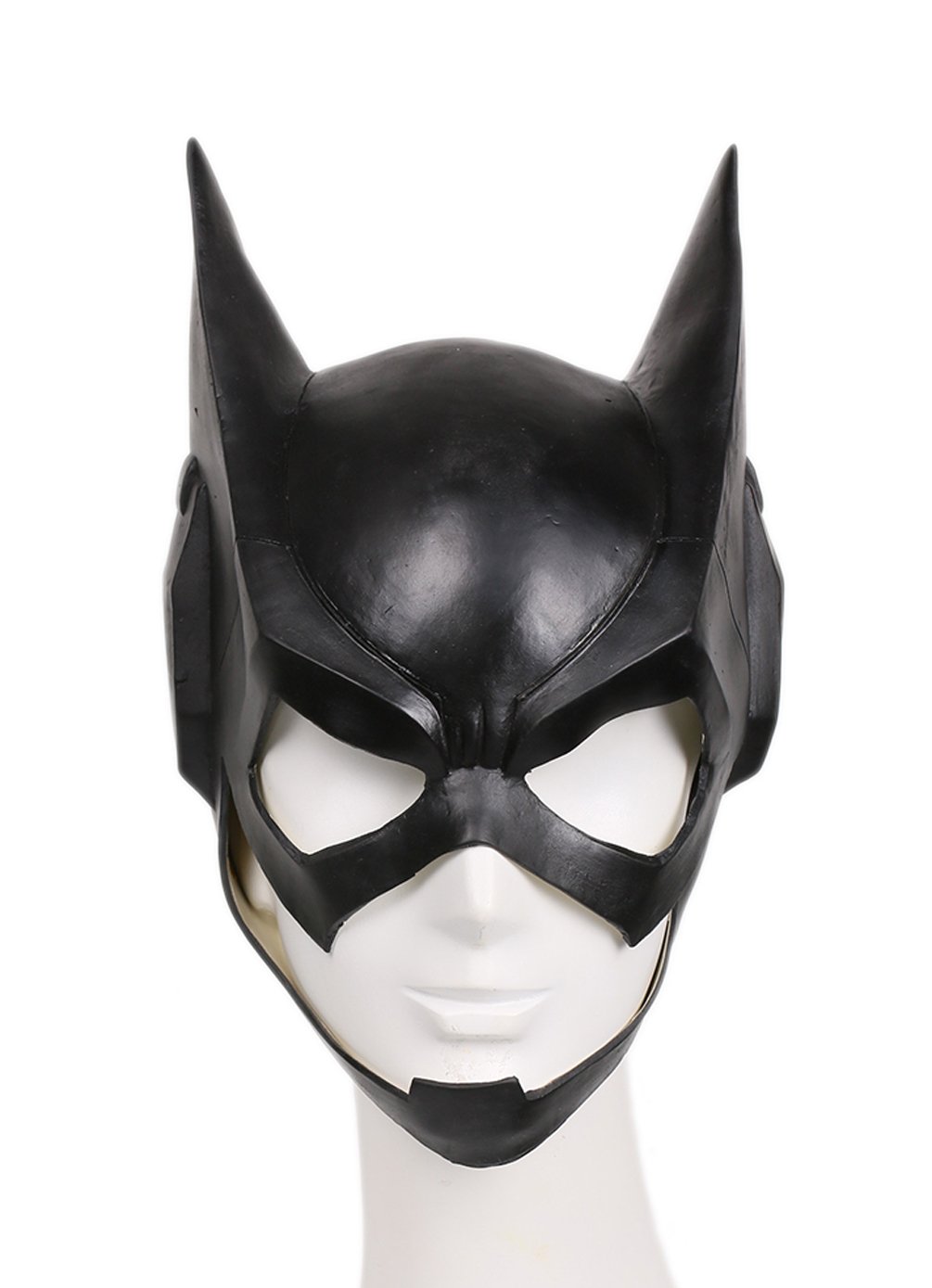 XcoserLatex Helmet Mask, Black Full Head Cat Mask for Adult Women, Cosplay Costume Prop Replica, Unisex-Adults, Halloween, Costume Parties