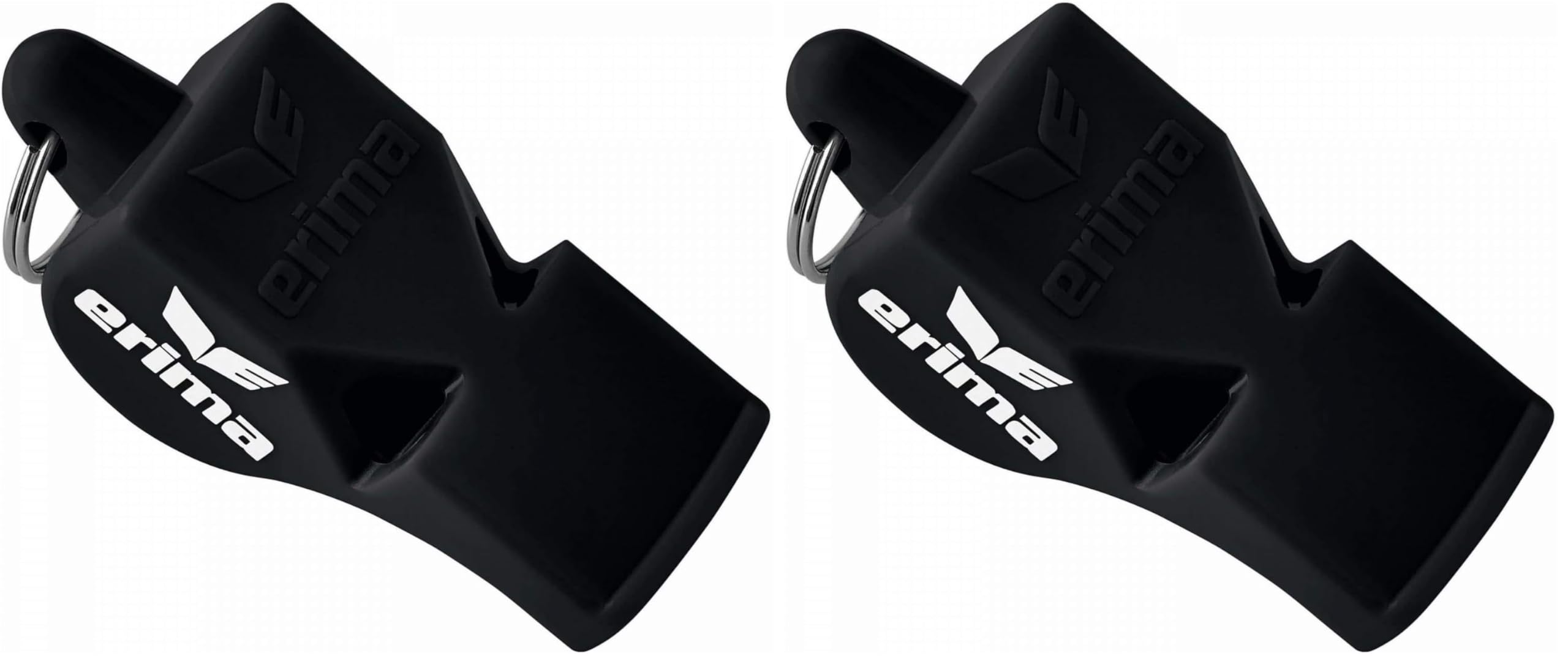 Erima Fox 40 Schiedsrichterpfeife Classic Schwarz One Size (Packung mit 2)