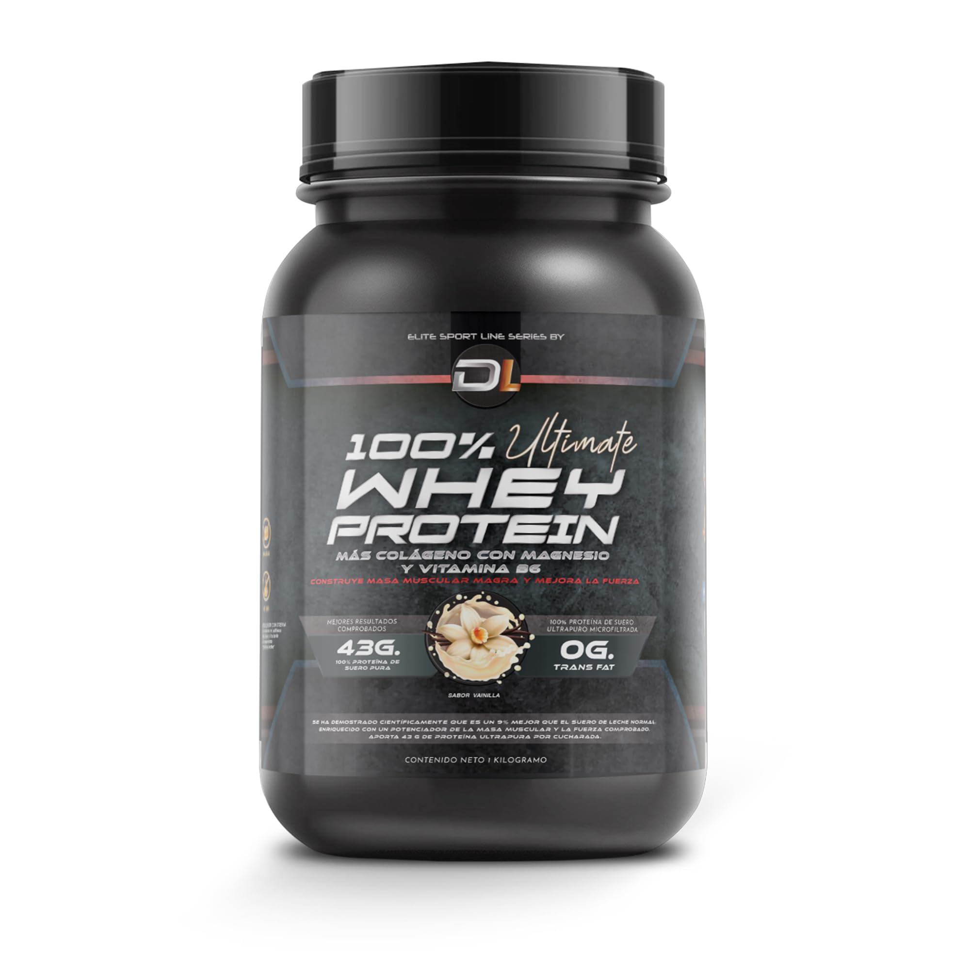 Whey Protein | Proteína en Polvo con Colágeno, Magnesio y Aminoácidos | Aumenta la masa muscular | Apoya el desarrollo y la recuperación muscular | Proteína fácil de digerir | Sabor Caramelo 1kg — view 10