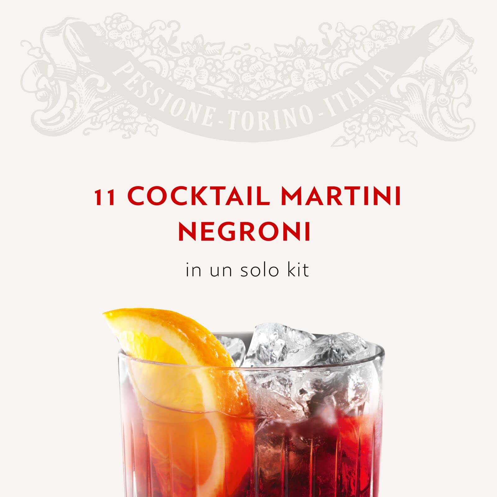 Martini Negroni Cocktail Kit Gift Set, Include Martini Riserva Speciale Rubino Vermouth 75cl, Martini Riserva Speciale Bitter 70cl, Gin Bombay Sapphire 35cl, Bicchiere Tumbler Martini