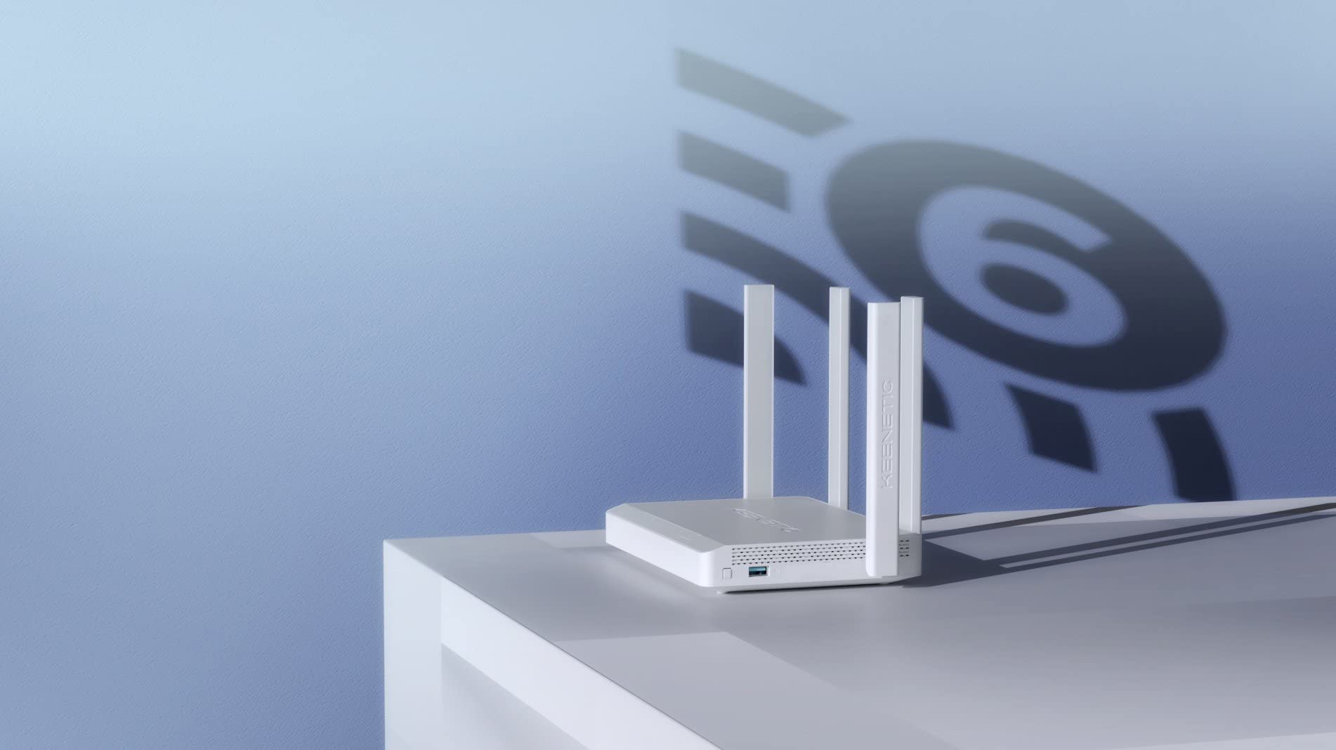 Keenetic Hopper DSL Modem-routeur VDSL2/ADSL2+ Supervectoring Wi-FI 6 maillé AX1800 avec commutateur Intelligent Gigabit 4 Ports et Port USB 3.0