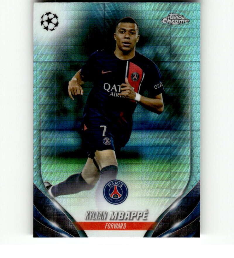 Amazon.com: 2023-24 Topps Chrome UEFA Aqua Prism Refractor #21 