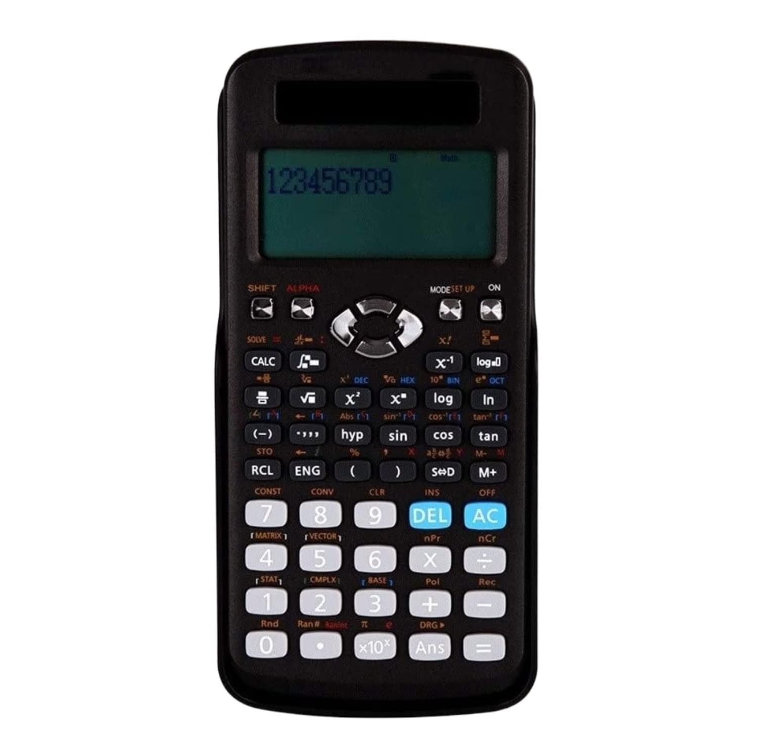 Calcolatrice per Ufficio Calcolatrici Scientifiche Calcolatrice da Tavolo Calcolatrice Widescreen A 16 Bit Pratica Scuola(Black)