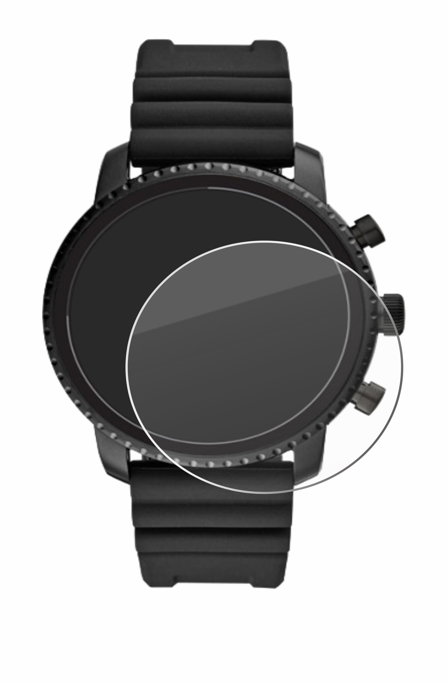 Savvies Pellicola Vetro Temperato Per Fossil Q Venture (3.Gen) - 3 Pezzi, Durezza 9H, Anti-impronta