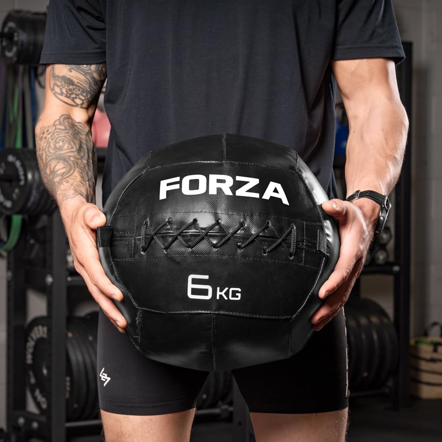 FORZA Équipement d’Entraînement de HYROX pour Hommes | Kit d'Entraînement Fonctionnel avec Kettlebells, Sac Lesté et Wall Ball | HYROX et Renforcement Musculaire
