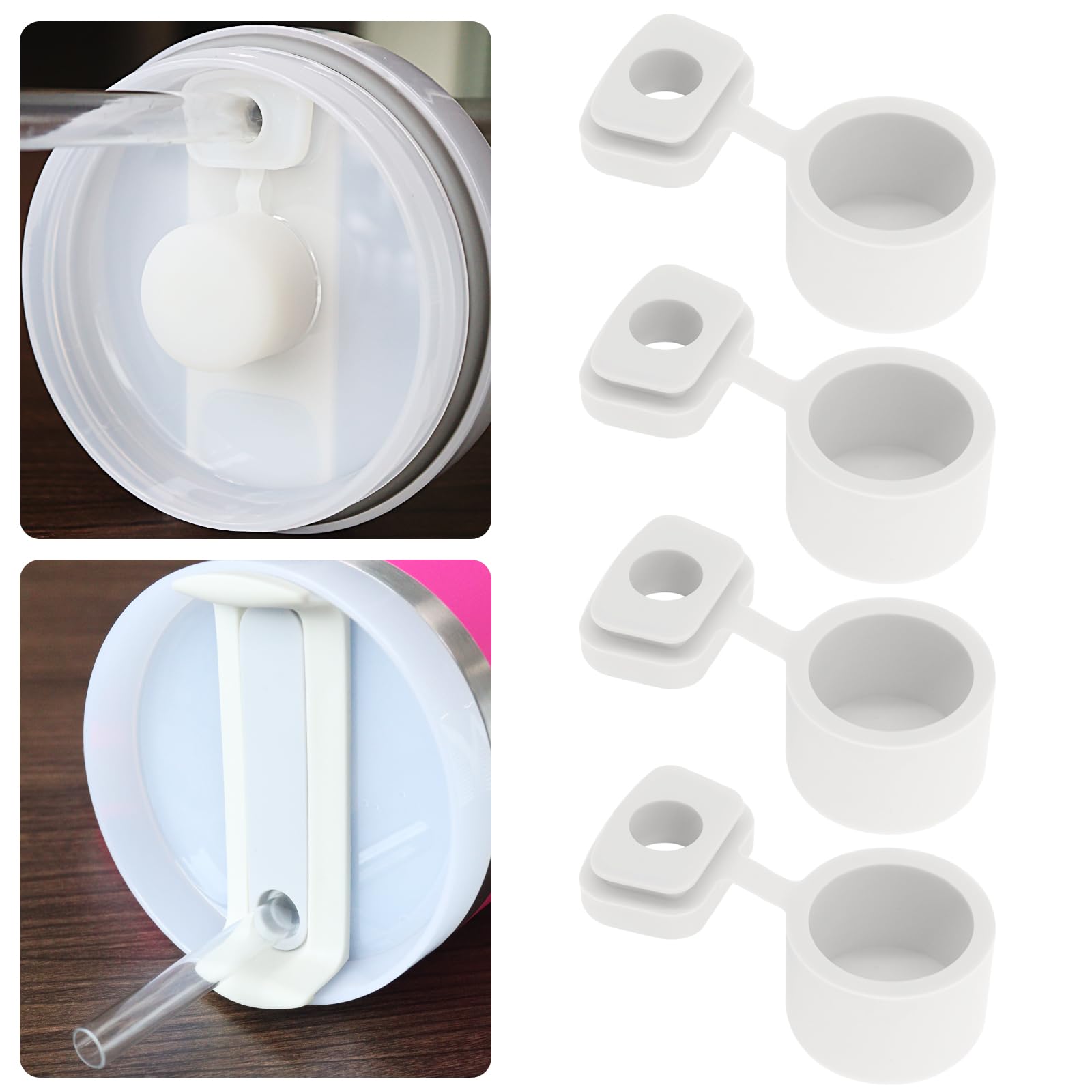 Coperchio Antipolvere A Forma Di Fiore Per Stanley Cup 1,134 G – Silicone – Antigraffio – Accessorio Colorato Per Quencher H2.0