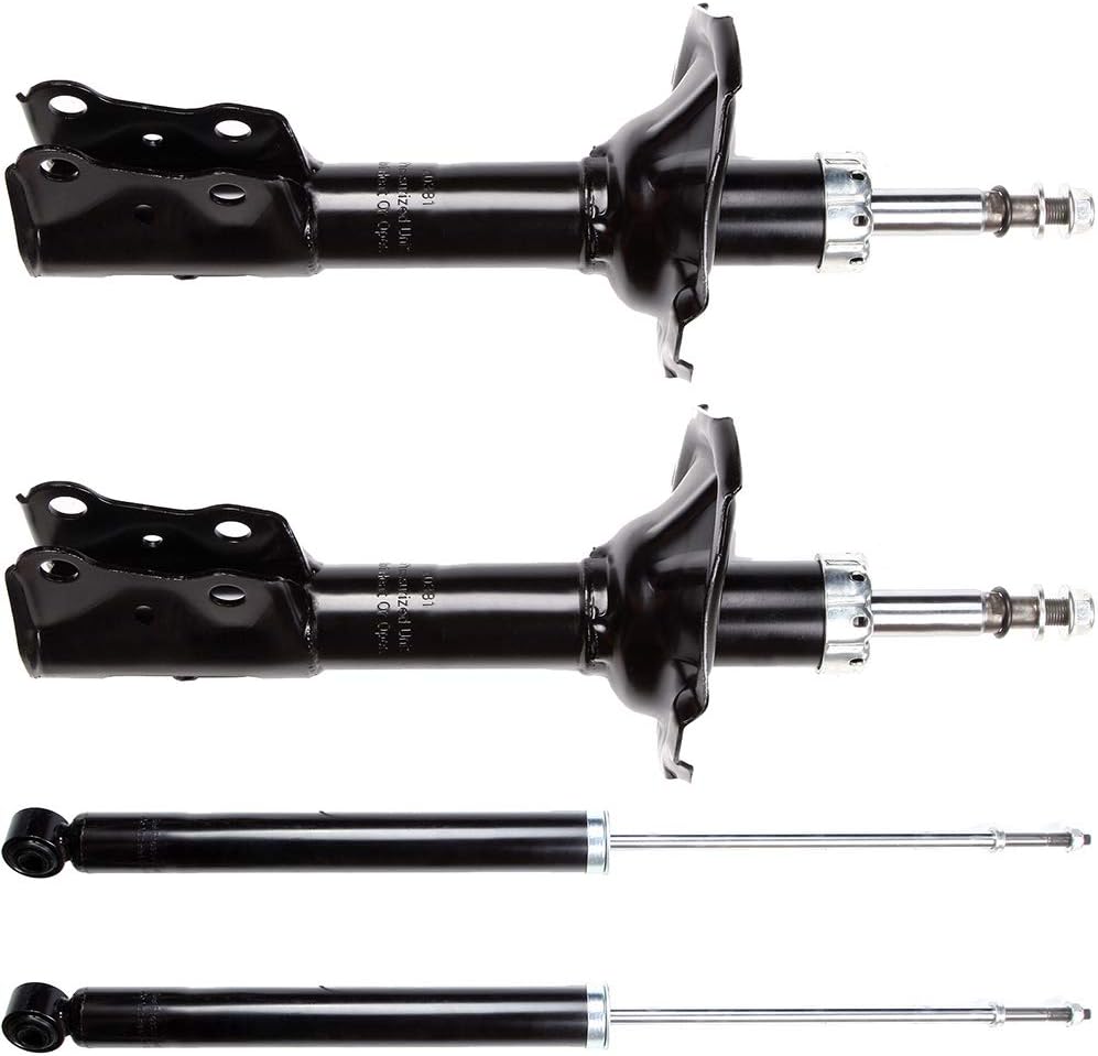 Front Rear Shocks Struts (4Pcs) ANPART Shock Absorbers Fits 2000-2005 for Toyota Echo with 343295 333258 Auto Shocks Sets