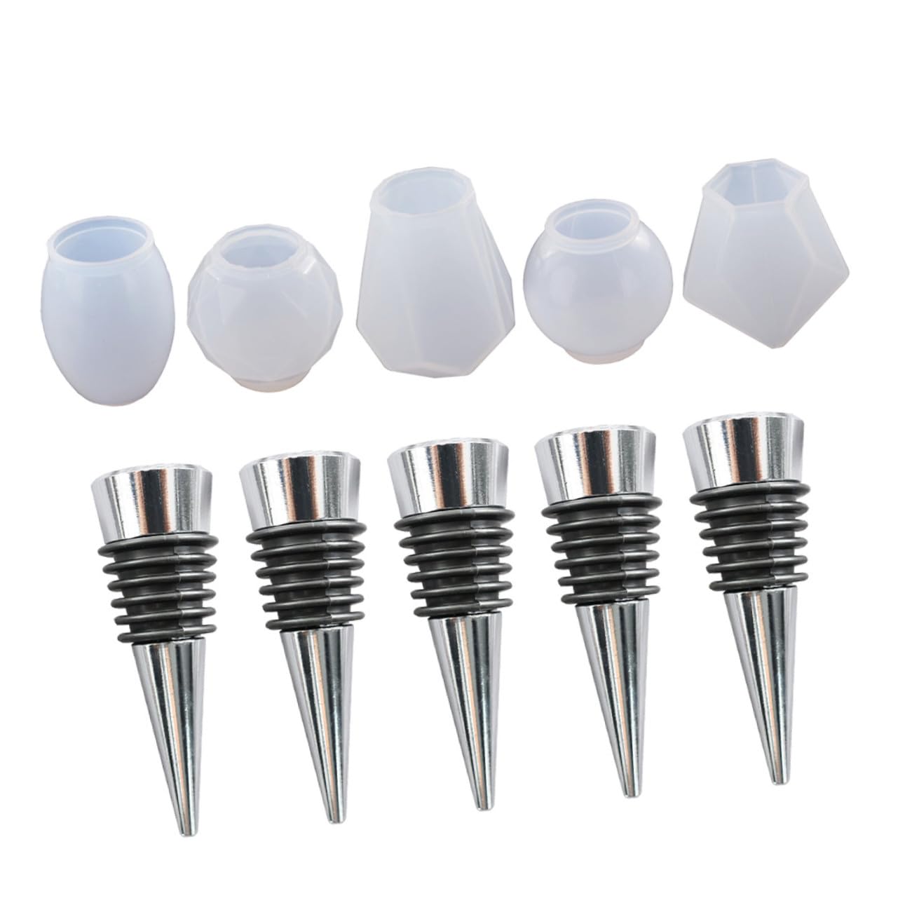 Moule pour bouchon de vin en silicone facile à nettoyer et à ranger