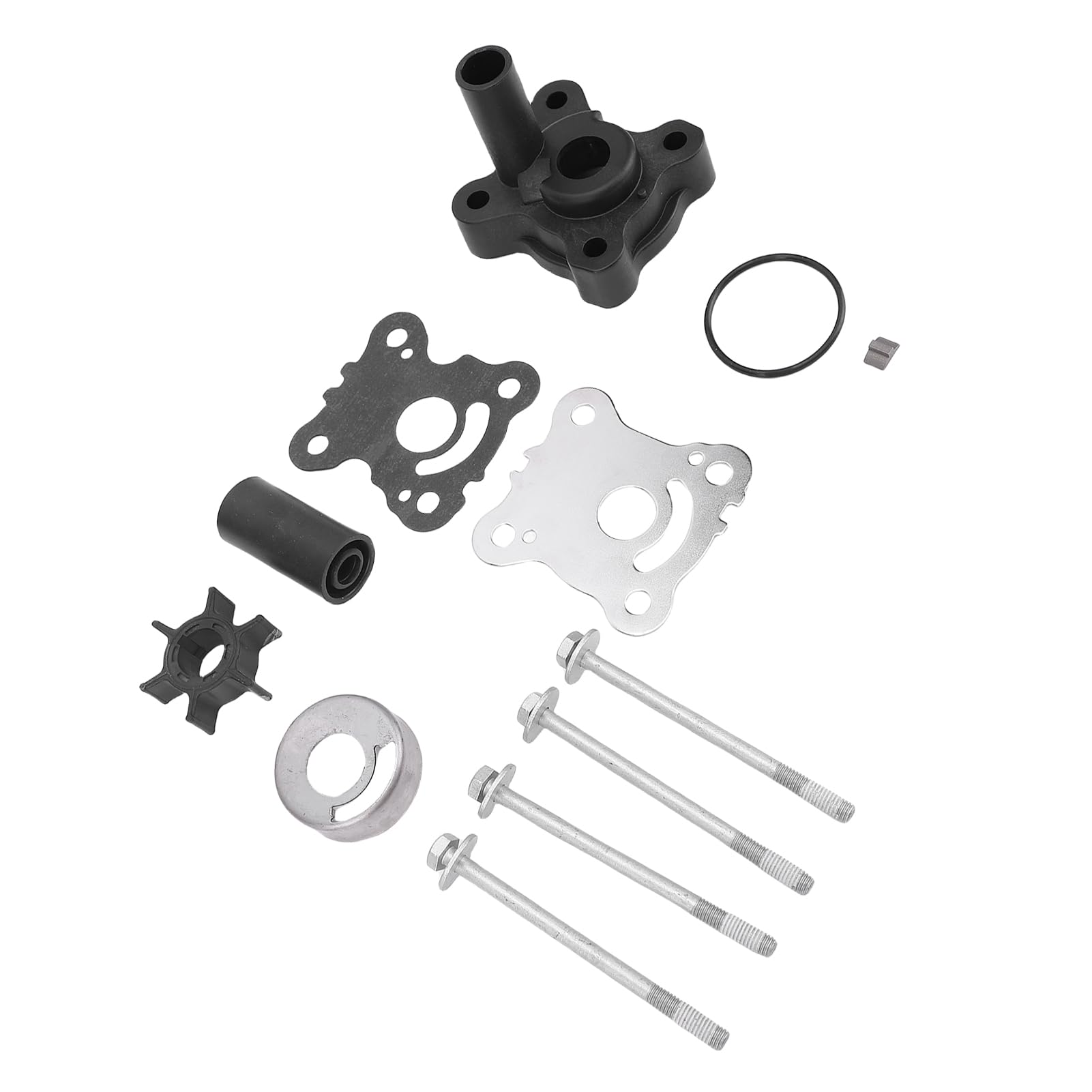 Kit de Réparation de Turbine de Pompe à Eau, avec Joint Torique de Remplacement pour BFP8D BFP9.9D BF10 BFP10 BF15D BFP15D Hors-bord 4 Temps 06193 ZW9