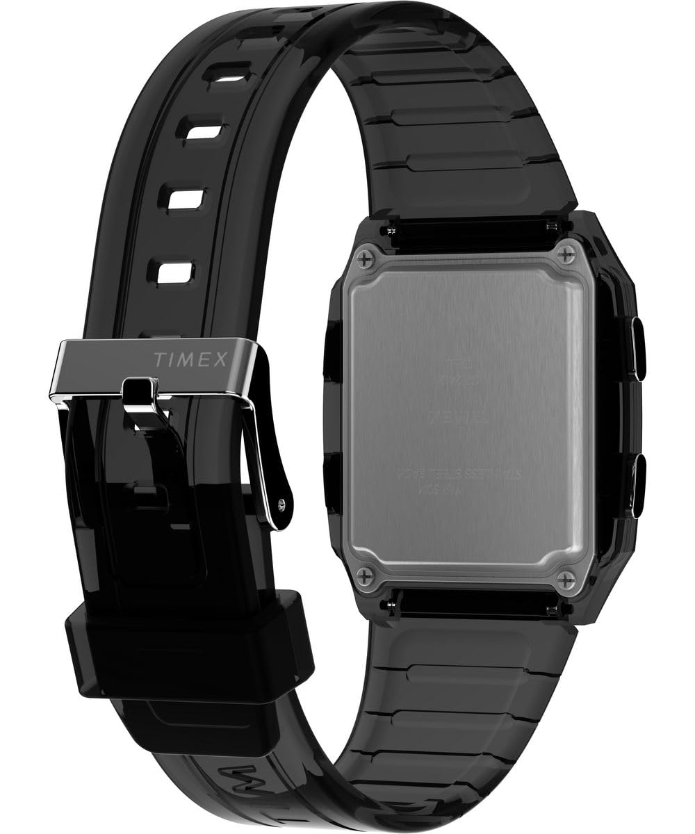 Timex Unisex Digital Uhr Lca mit Kunststoffarmband