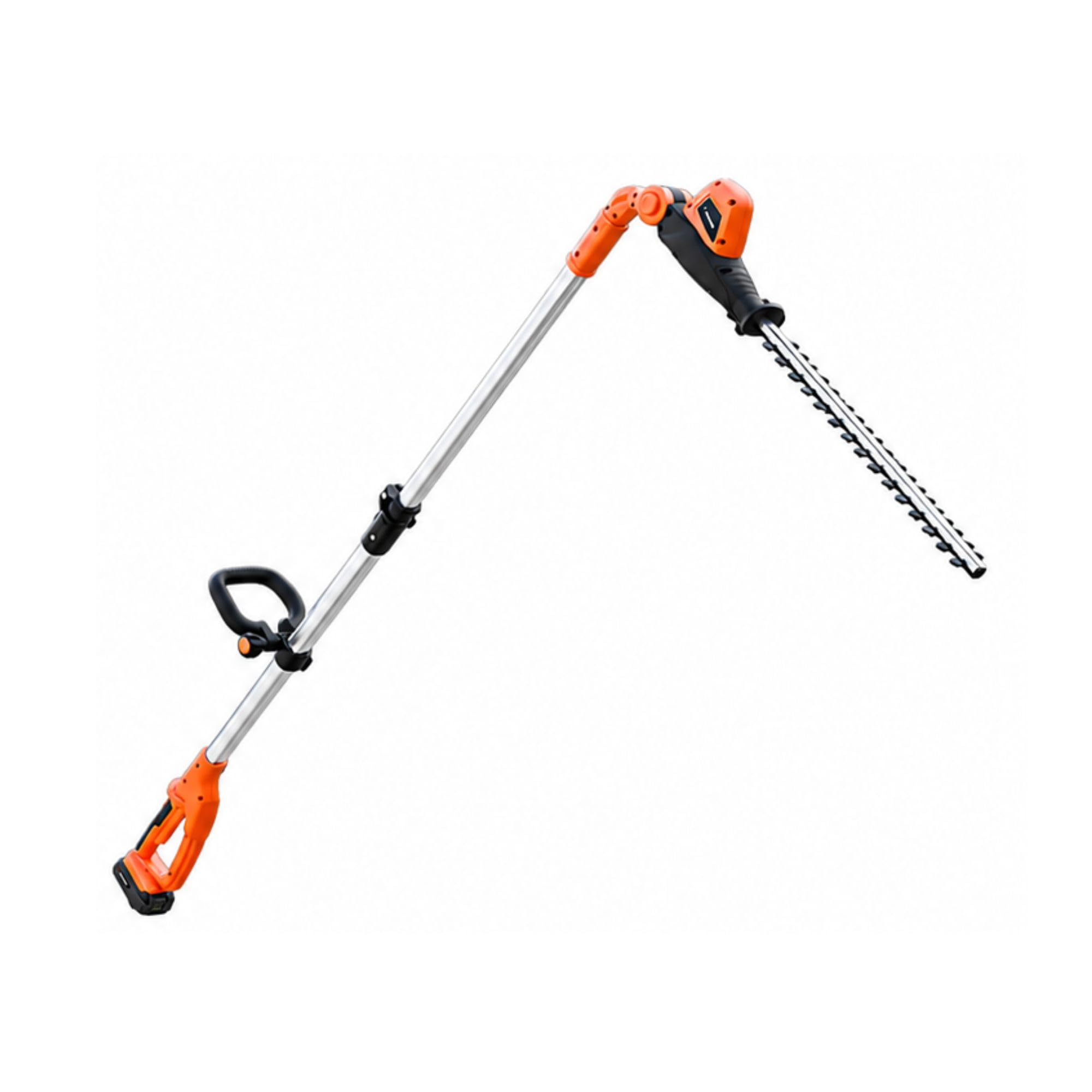 Yard Force Cortasetos de Poste inalámbrico, Extensible, Largo Alcance, Longitud de Corte de 41 cm, batería de Iones de Litio de 20 V y Cargador, Cabezal Ajustable de 135°, Cuchillas de Doble acción -