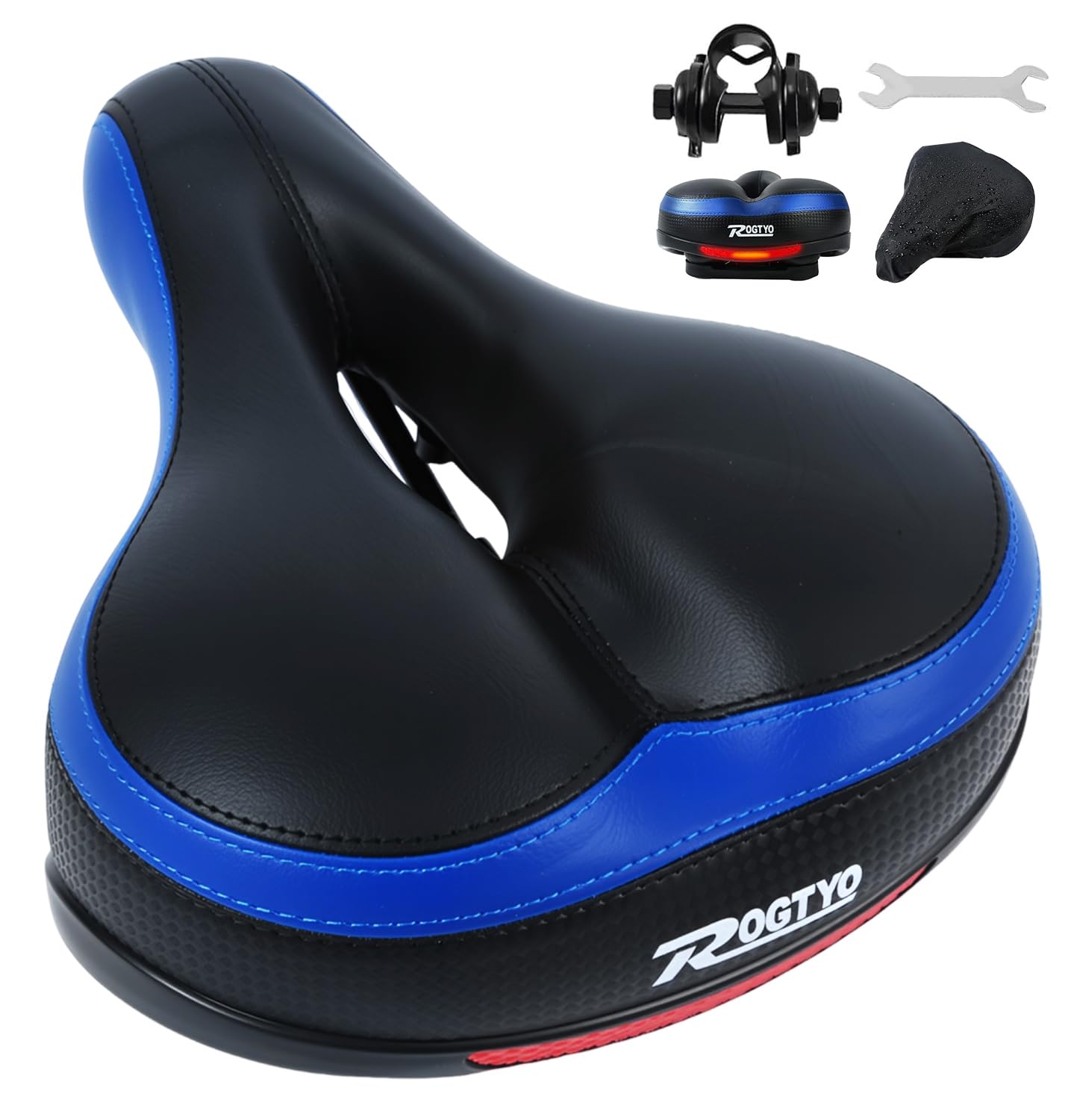 Sella Velo Confortevole, Sella Bici Gel Ergonomica Con Sfera Ammortizzante A Doppia Molla Sedile Bici Per Bicicletta Mtb Bici Da Montagna Pieghevoli 98860559