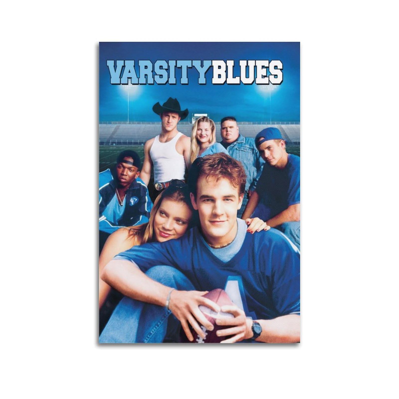 X psblty Varsity Blues Moive Canvas Poster Modern Wall Art for Living Room Bedroom Dorm Home Decoration 24x36inch(60x90cm) Unframe-style