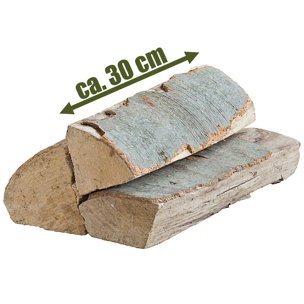 Drewno opałowe Buk, drewno kominkowe, 30 cm, 30 kg, do pieca i kominka, pieca kominkowego, paleniska, grilla, drewno opałowe, drewno bukowe, szczapy drewna, Kingpower