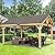 YOLENY 13'x16' Wood Gazebo, Outdoor Hardtop Spruce Wooden Frame Gazebos with Waterproof Asphalt Roof for Garden, Patio, Lawns, Parties