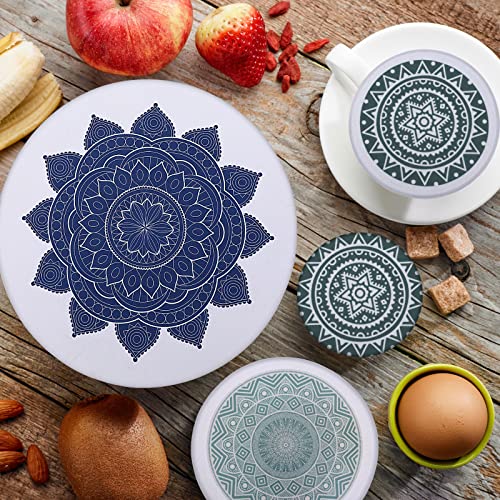 image for CHENGU 12 Pieces 5 Size Bowl Covers Reusable Elastic Food Storage Cove