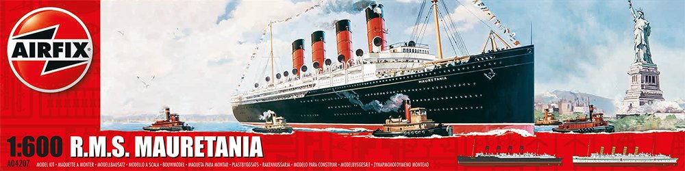 Airfix 1:600 RMS Mauretania Kit () : Amazon.sg: Toys
