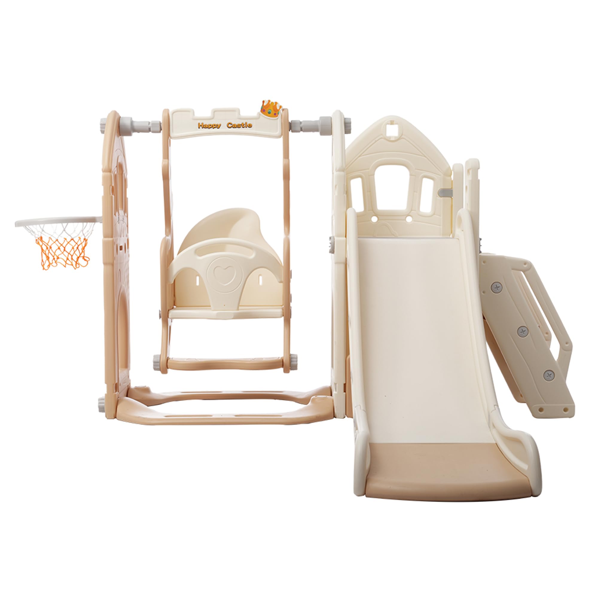 Amazon.co.jp: OSJ 滑り台 バスすべり台 ブランコ バスケットゴール  