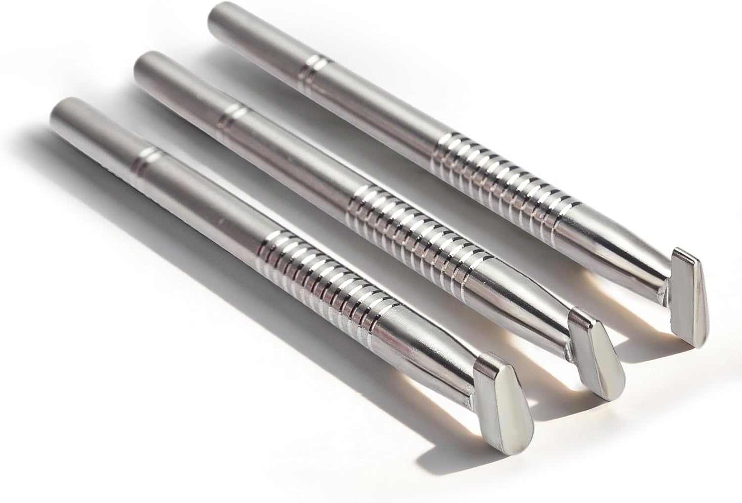 Singring Leather Stamping Tools Petal Beveler Stamps 3 Pcs LeatherCrafts Carving Punches Tools 304 Stainless Steel