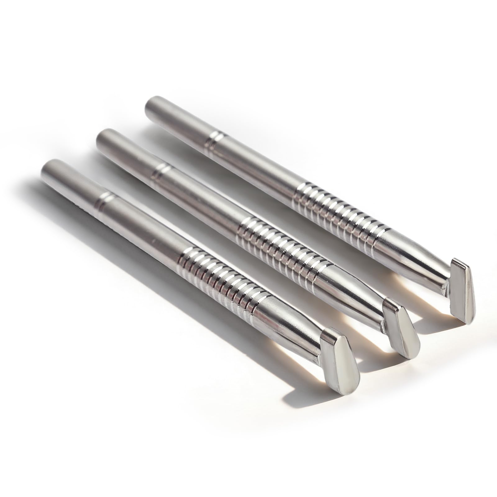 Singring Leather Stamping Tools Petal Beveler Stamps 3 Pcs LeatherCrafts Carving Punches Tools 304 Stainless Steel