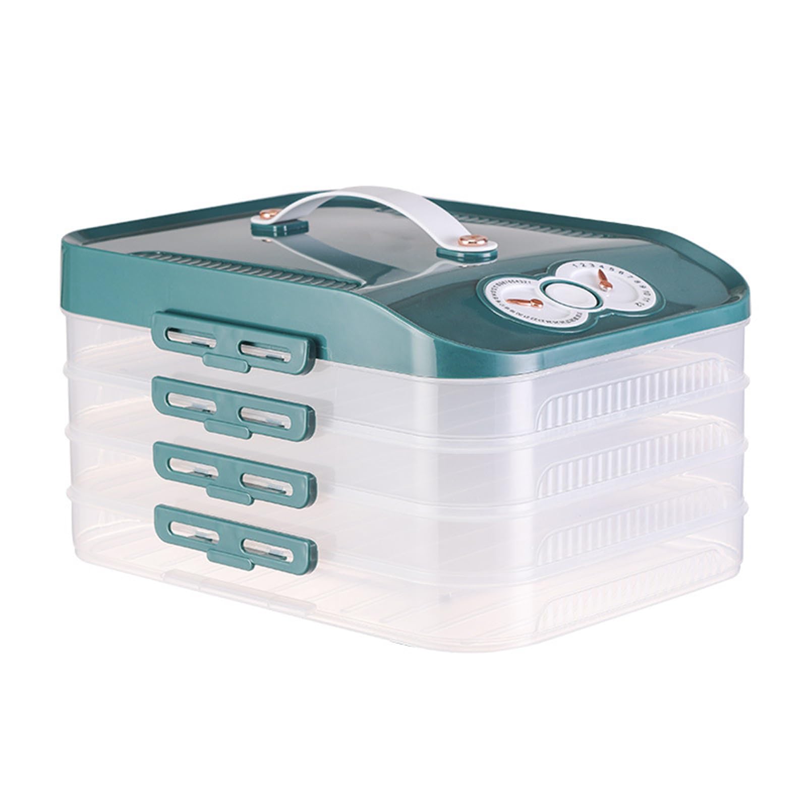 Xjdzineq Functional Multi Layer Refrigerator Storage Solution Fridge Storage Container for Students and Busy Professionals Dormitory Fridge Organizers