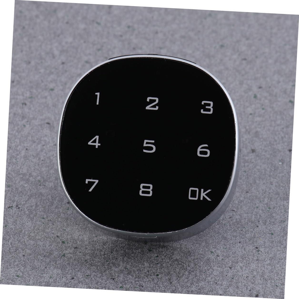 Elektronisches Schrankschloss mit Tastatur, Zinklegierung, Schwarz | Schlüsselloser Zugang, 4–15-stellige Kombination, für Koffer und Schublade