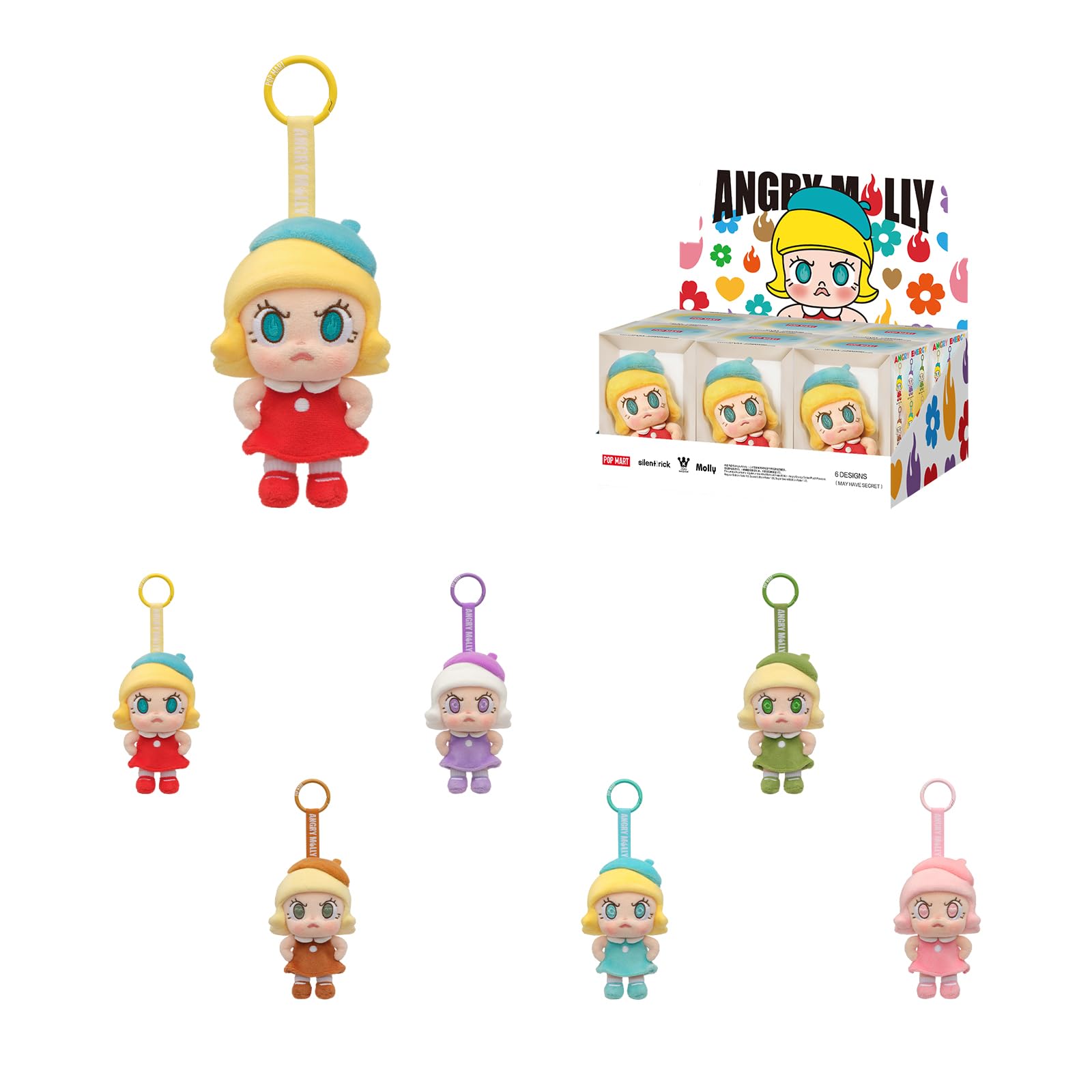 Angry Molly ぬいぐるみ セット Amazon.co.jp: 【POP MART 公式ストア】Angry Molly Angry Energy
