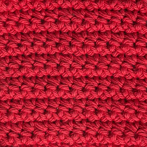 Image of Lily Sugar N Cream Cones Red Yarn - 1 Pack of 14oz /400g - Cotton - #4 Medium - 706 Yards - Knitting /Crochet