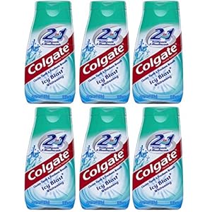 Colgate 2 in 1 Toothpaste Mouthwash...