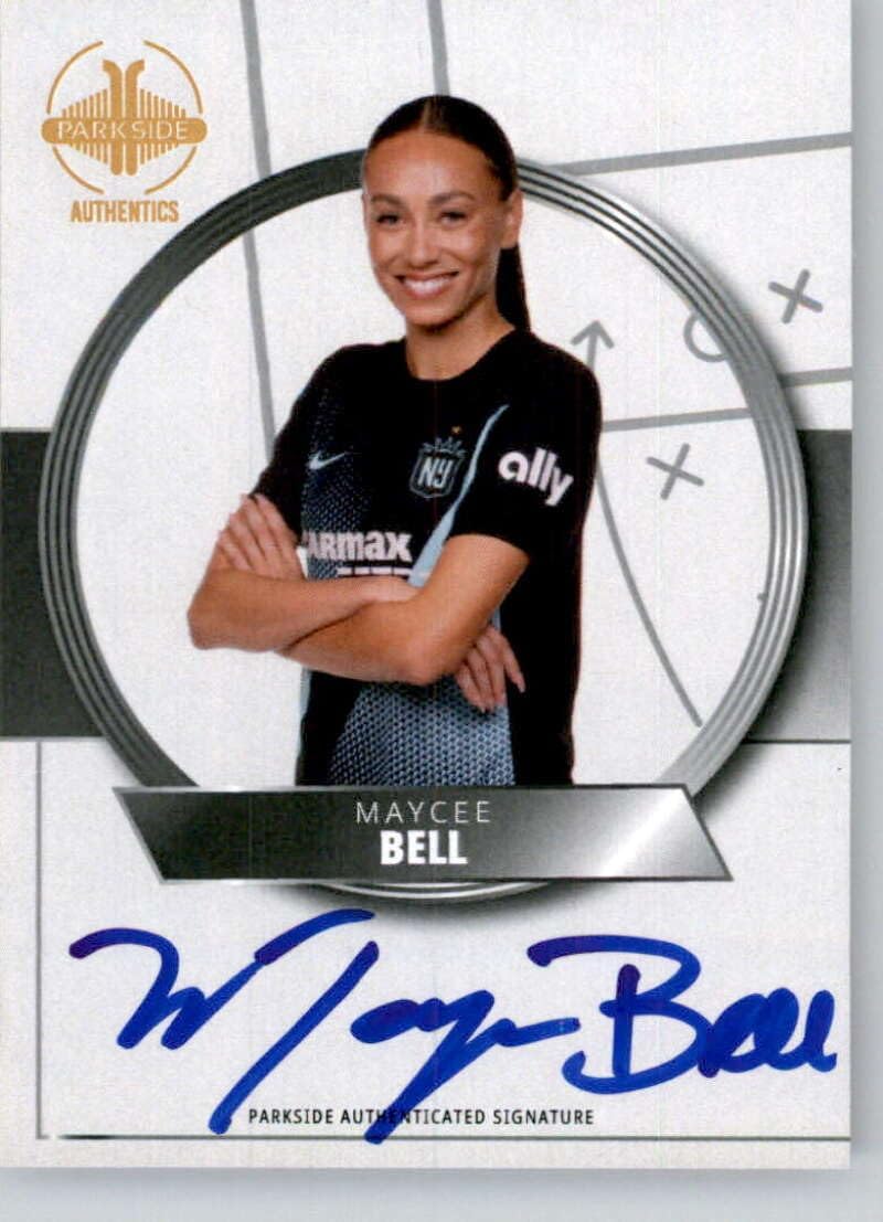 2024 Parkside NWSL Signatures #SS-MB Maycee Bell NJ/NY Gotham FC Official Women's Soccer League Card in Raw (NM or Better) Condition