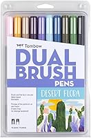 Vista 23 de Tombow 56188 Marcadores artísticos de doble pincel, Galaxy, paquete de 10. Marcadores mezclables, con pincel y punta fina