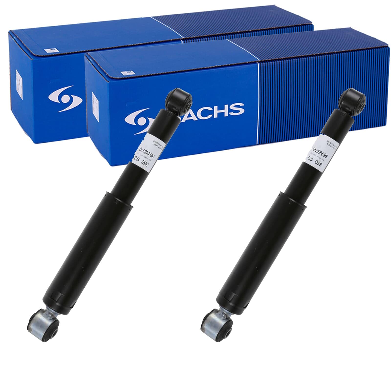 2X Sachs Gasdruck Stoßdämpfer hinten | 2x 350 173 Kompatibel mit CC (Z03),Vectra C (Z02),Vectra C Caravan (Z02),Vectra C CC (Z02)