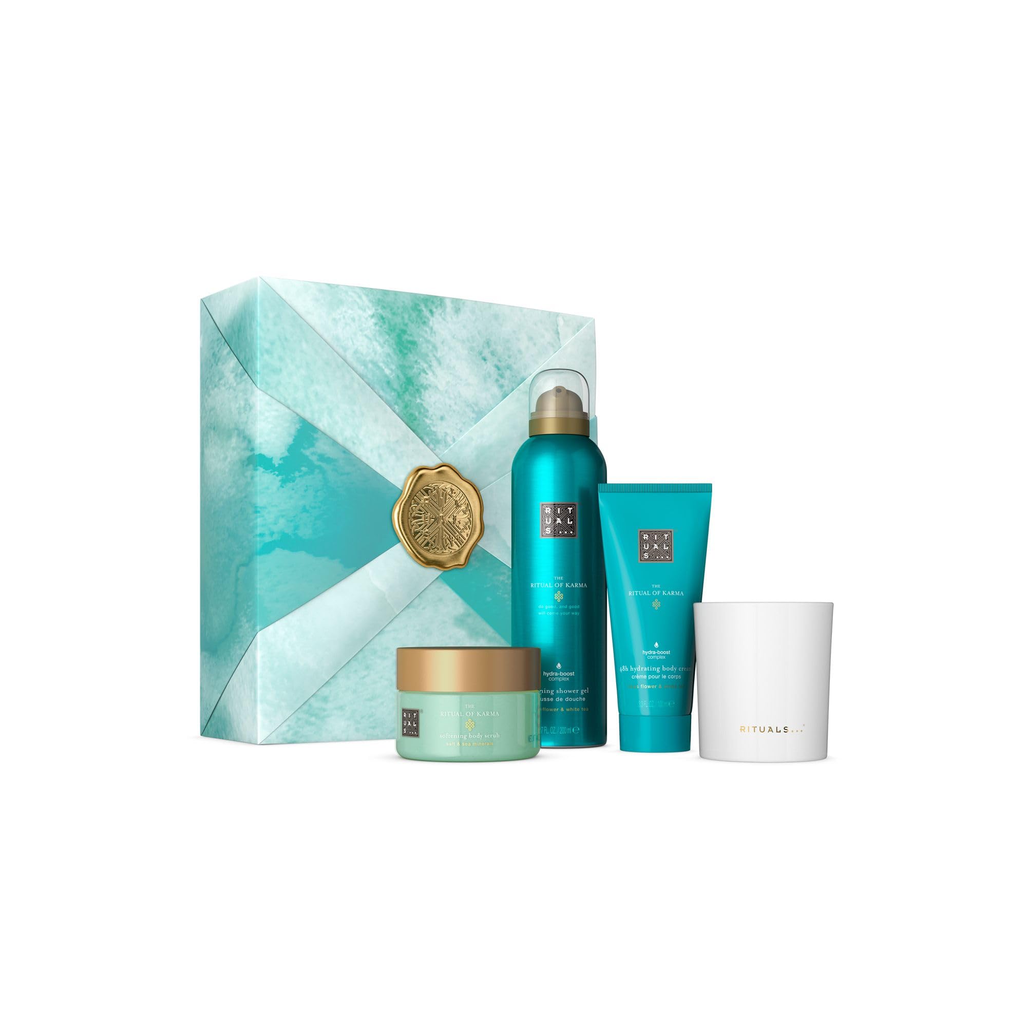 RITUALS Caja de regalo The Ritual of Karma M &ndash; Lotus y t&eacute; blanco : Amazon.es: Belleza