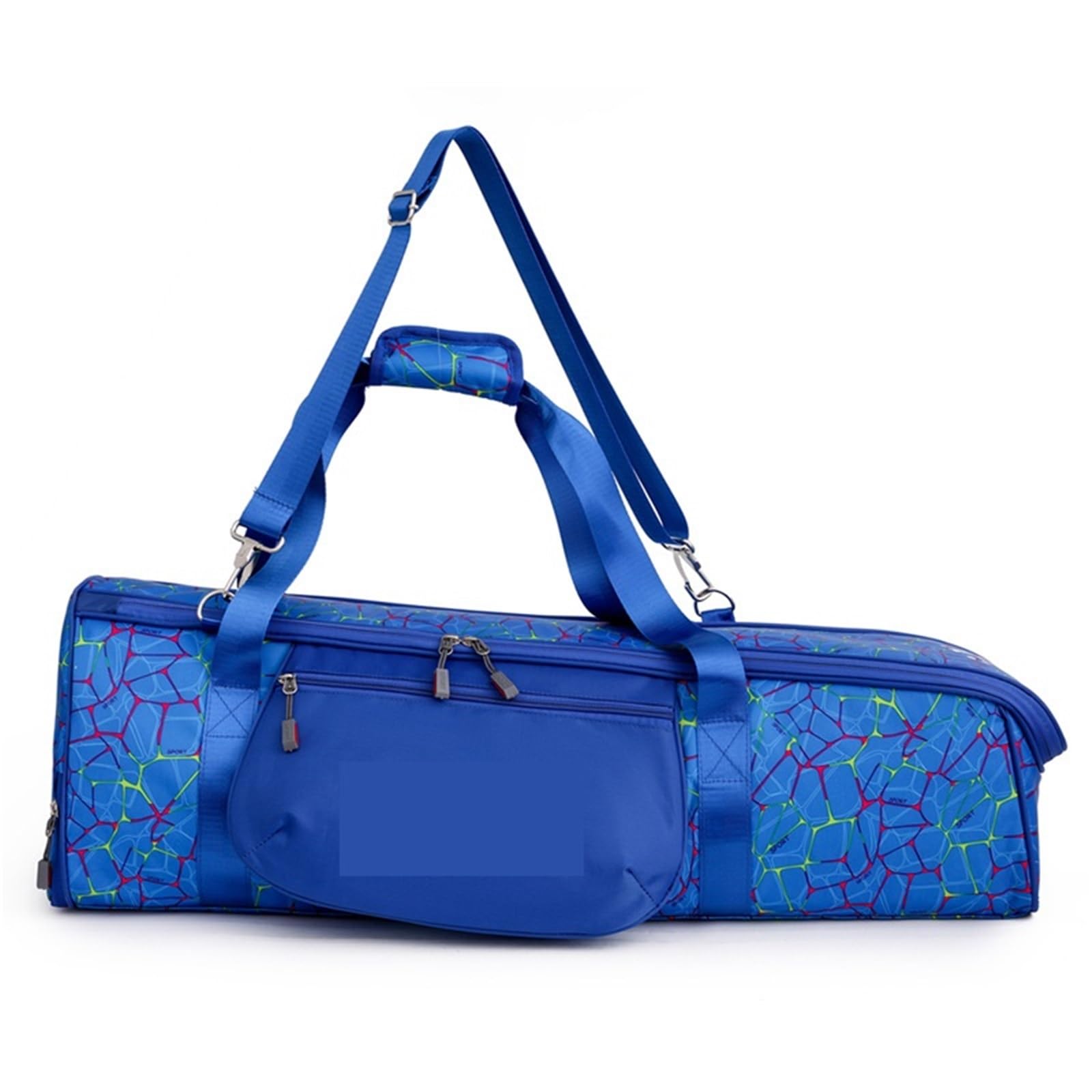 Funda Esterilla Yoga Bolsa de Yoga, Paquete de Mano, Estera de Pilates, Bolsa de Almacenamiento, Mochila Deportiva Multifuncional de Gran Capacidad(Blue)