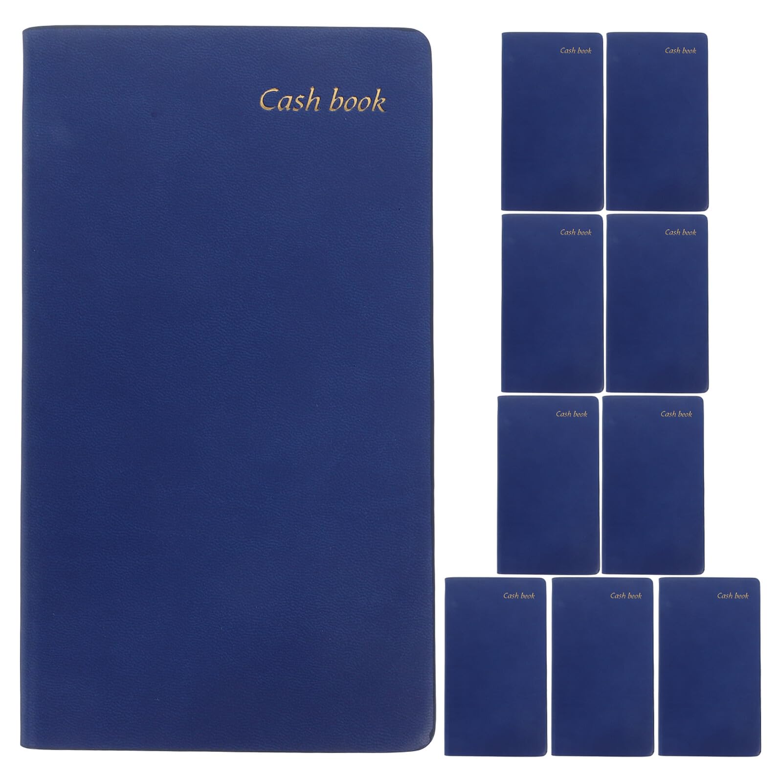 Cuaderno de Presupuesto Financiero A6 Azul Pu, 10 Unidades, Planificador de Gestión Presupuestaria para Uso Doméstico y Pequeñas Empresas, Libro Organizador y Registro de Gastos