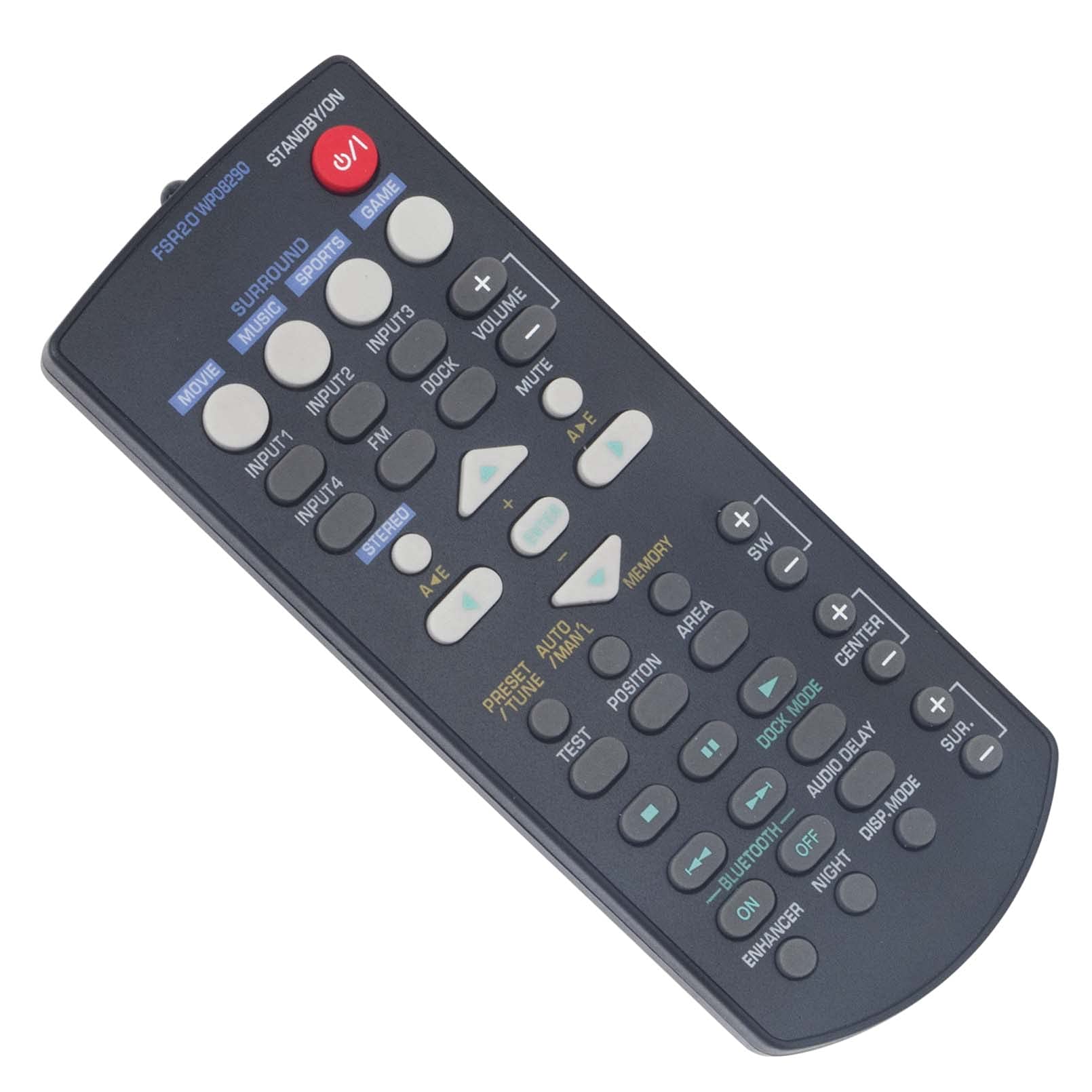 Yamaha Vcq9140 Sound Bar Remote Control for Yas-109 Yas-209 Ats-1090 Ats- 2090 | Acquisti Online su