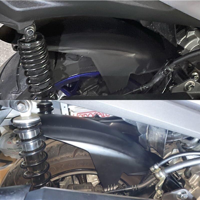 Miniatura 3 de F - Guardabarros trasero de motocicleta para Yamaha Xmax 400300250 2018-2022 Y (color negro)