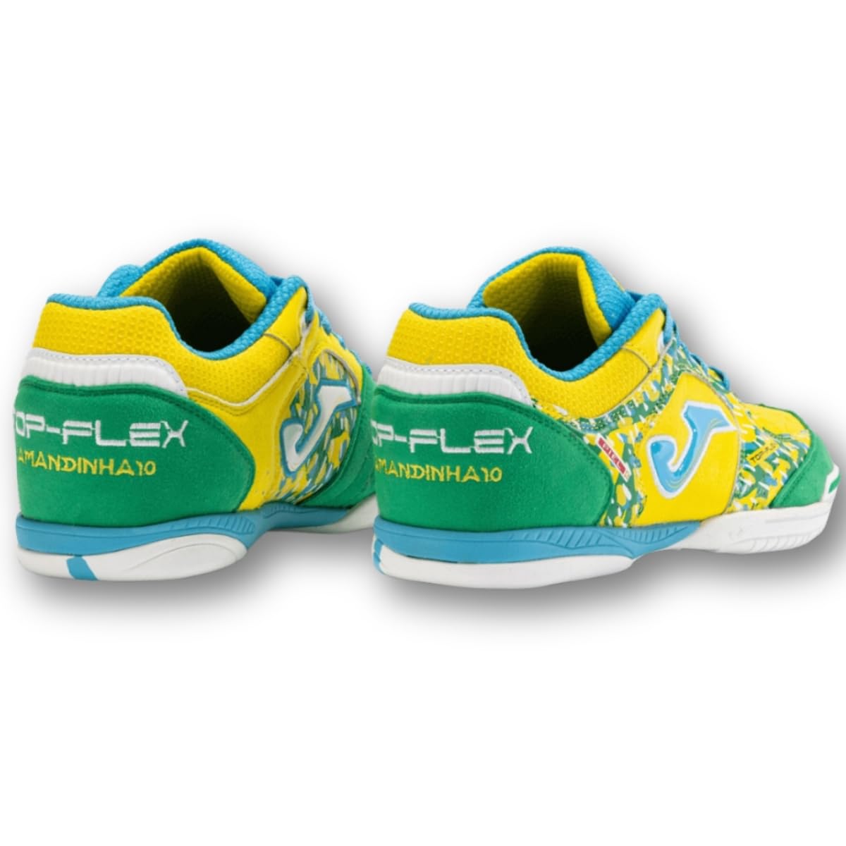 シューズ joma / AMANDINHA 10 (27cm) Chuteira de Futsal Joma Top Flex Amandinha - Amarelo e Verde Cor