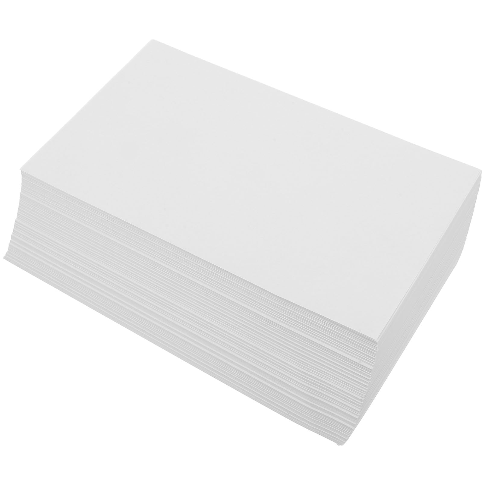SHERCHPRY Druckerpapier 500 Blatt 70g/m² Dickes Mehrzweck Kartonpapier 240x140mm Blanko Schreib und Bastelpapier Bürobedarf