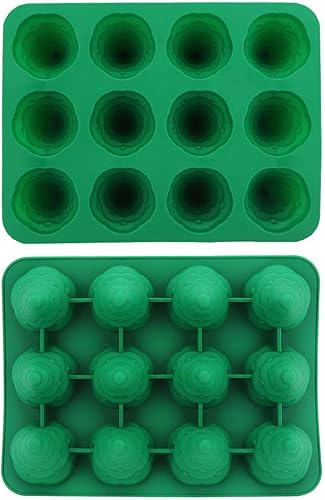 Miniatura 8 de Molde de silicona para tartas de 12 rejillas, forma de árbol de Navidad, magdalenas, molde antiadherente, herramienta para hornear para el hogar,