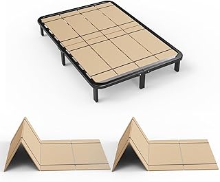 NobleRealm® 𝗕𝗲𝘁𝘁𝗲𝗿 𝗦𝗶𝘇𝗲 & Thickest – Premium 10mm (80'x 76' King Size) | King Bunkie Board| | Bed Support Slats | Bed Board | Modular Portability Design, Easy Setup