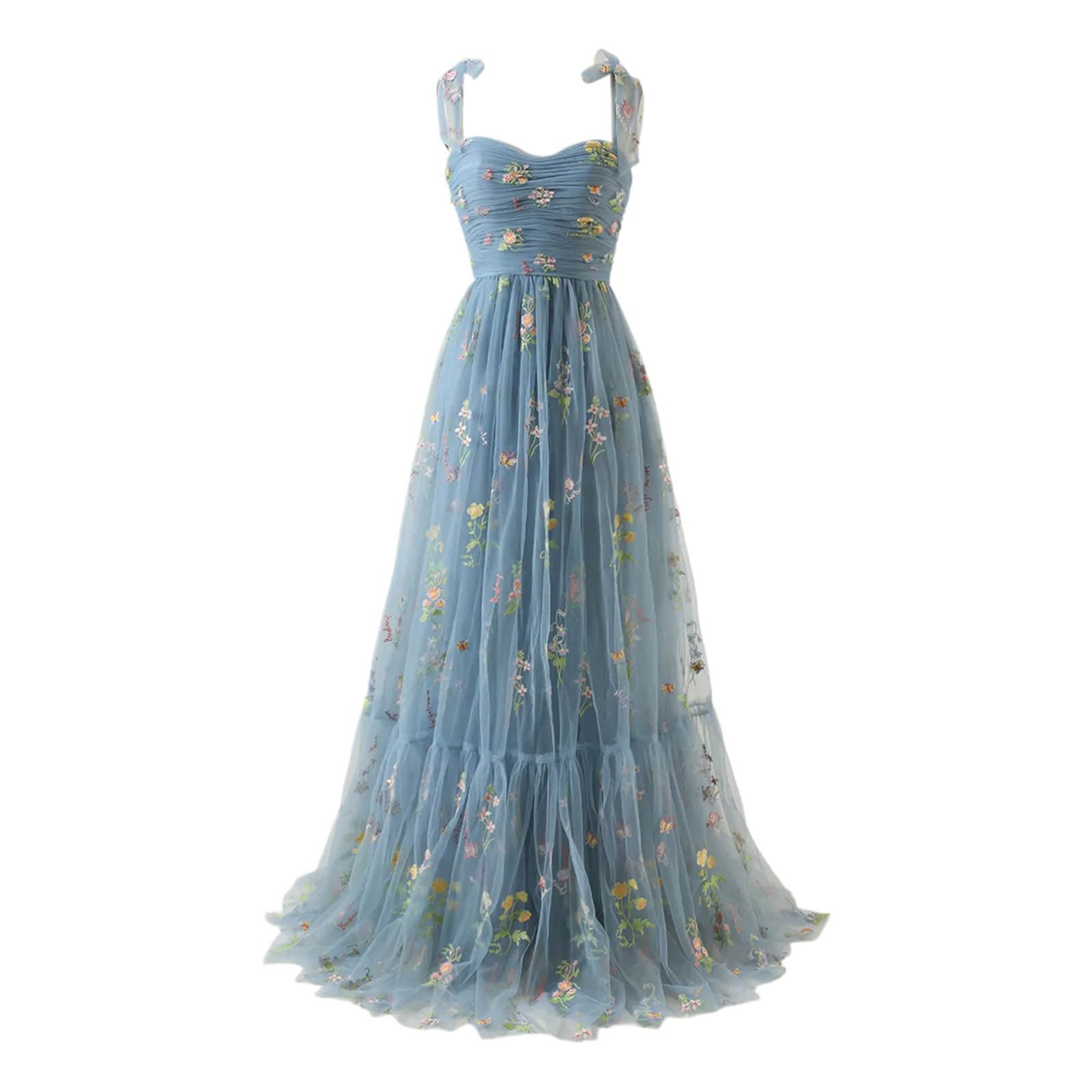 Abito da Cerimonia Donna Abiti Lunghi Eleganti Vestito Sera Elegante Cocktail Matrimonio Corto Davanti Lungo Dietro Sexy Dresses Gonna Ampia Schiena Scoperta