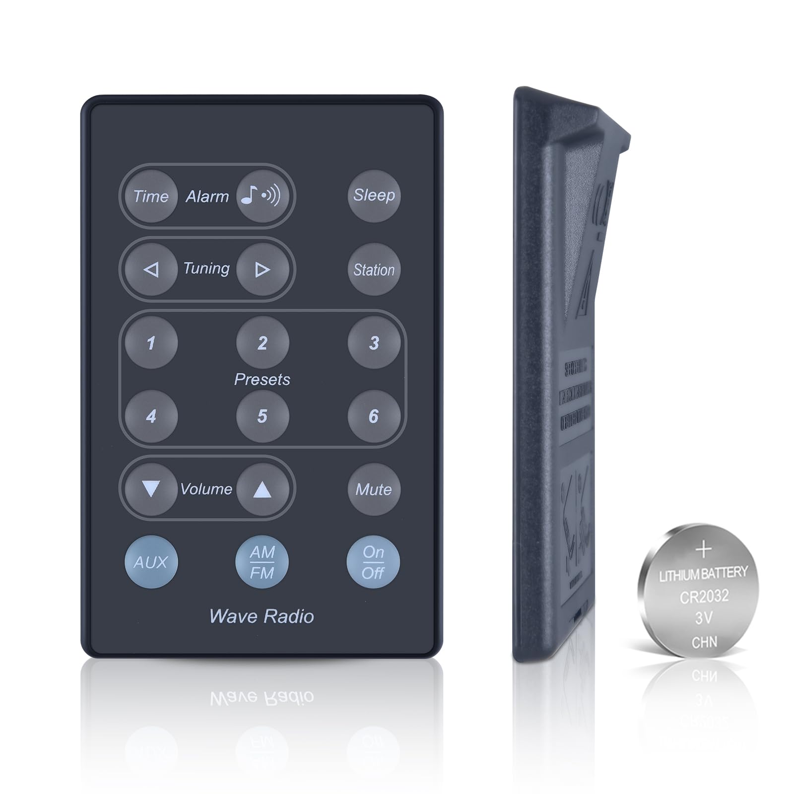 HZIME New Replacement Remote Control Compatible for Bose Wave Radio AWR1-1W AWR1-2W AWR113 AWR131（with Battery）