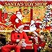 Avezano Christmas Backdrop Banner Red Santa's Toy Shop Store Backdrop for Photography Christmas Store Background Santa's Toy Shop Decoration for Xmas Party Holiday Party Supplies (6x3.6ft)