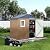 6x4 FT Outdoor Metal Storage Shed with Window – Lockable Doors & Air Vents, Large Garden Tool Shed for Backyard, Patio, Lawn