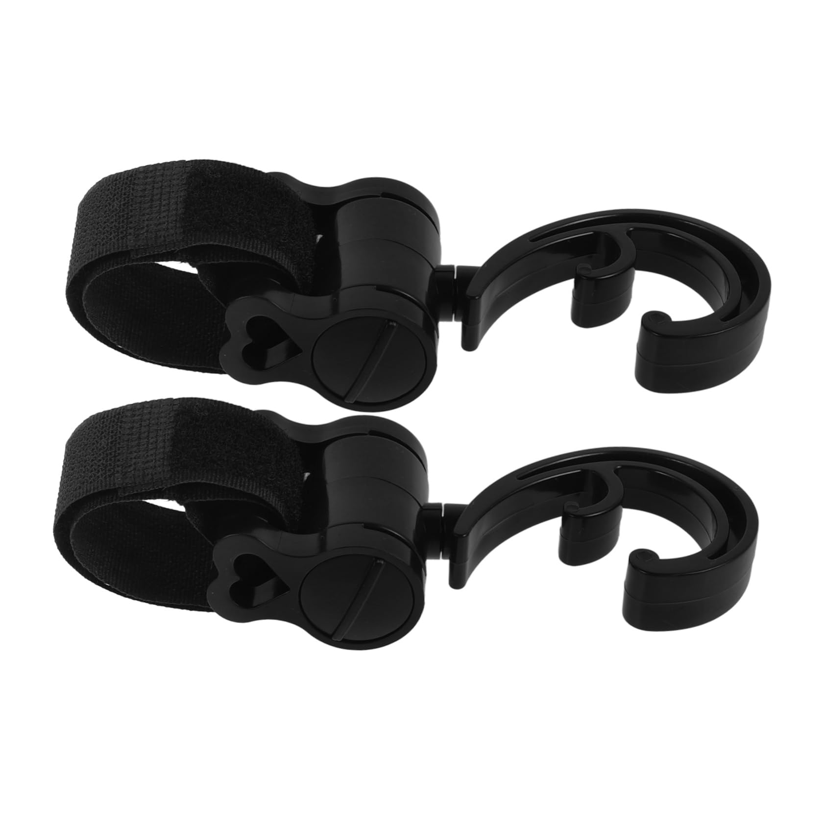 RORPOIR Purse Bag Hooks Stroller Bag Holders Stroller Handle Clips Easy Installation Hooks for Walker Frame