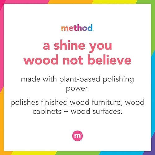 Miniatura 5 de Method Pulidor de madera, almendra, 14 onzas, (paquete de 2)