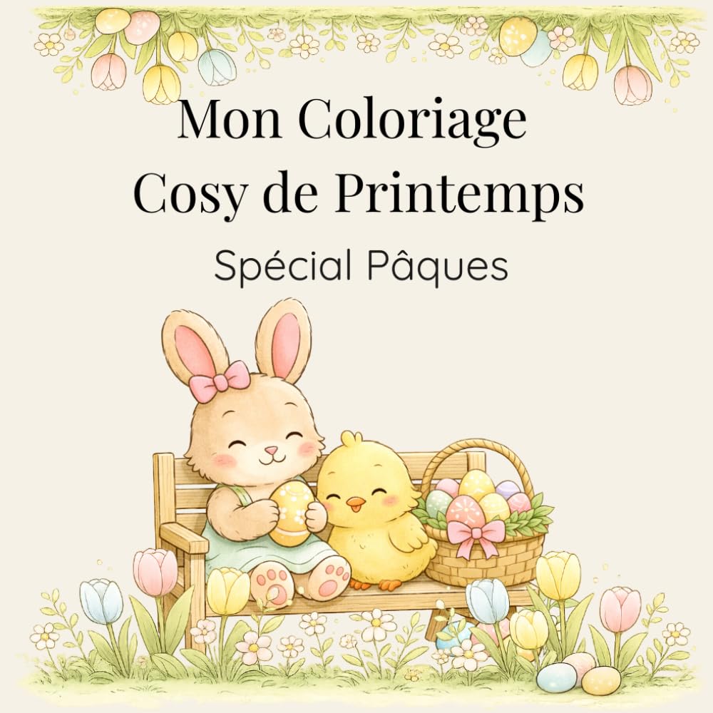 Mon Coloriage Cosy de Printemps: Spécial Pâques