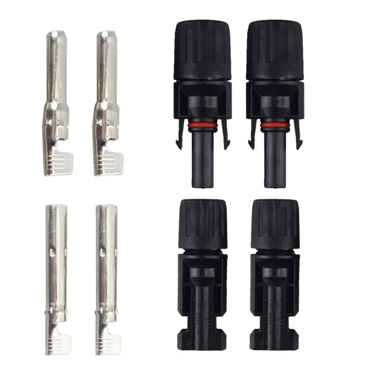 solar stecker 200/100/40/20/10/5 Pcs DC Solar Stecker 1000V30A Panel Stecker IP67 Anschlüsse Kit for PV/MC Kabel 2.5/4/6mm2(20pcs-10pairs)