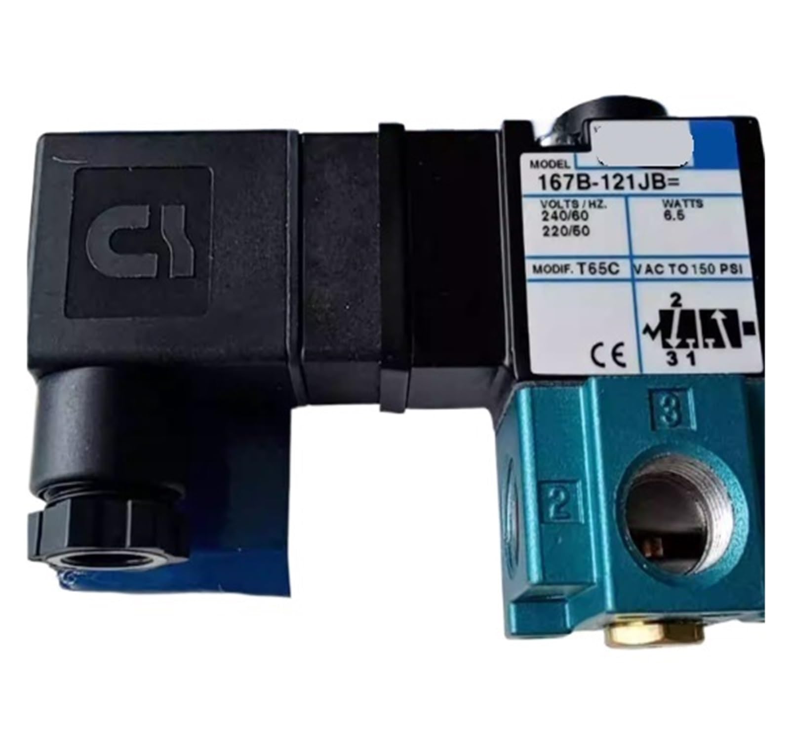 Électrovanne 167B-121JB t65c haute résistance pour fluides thermiques